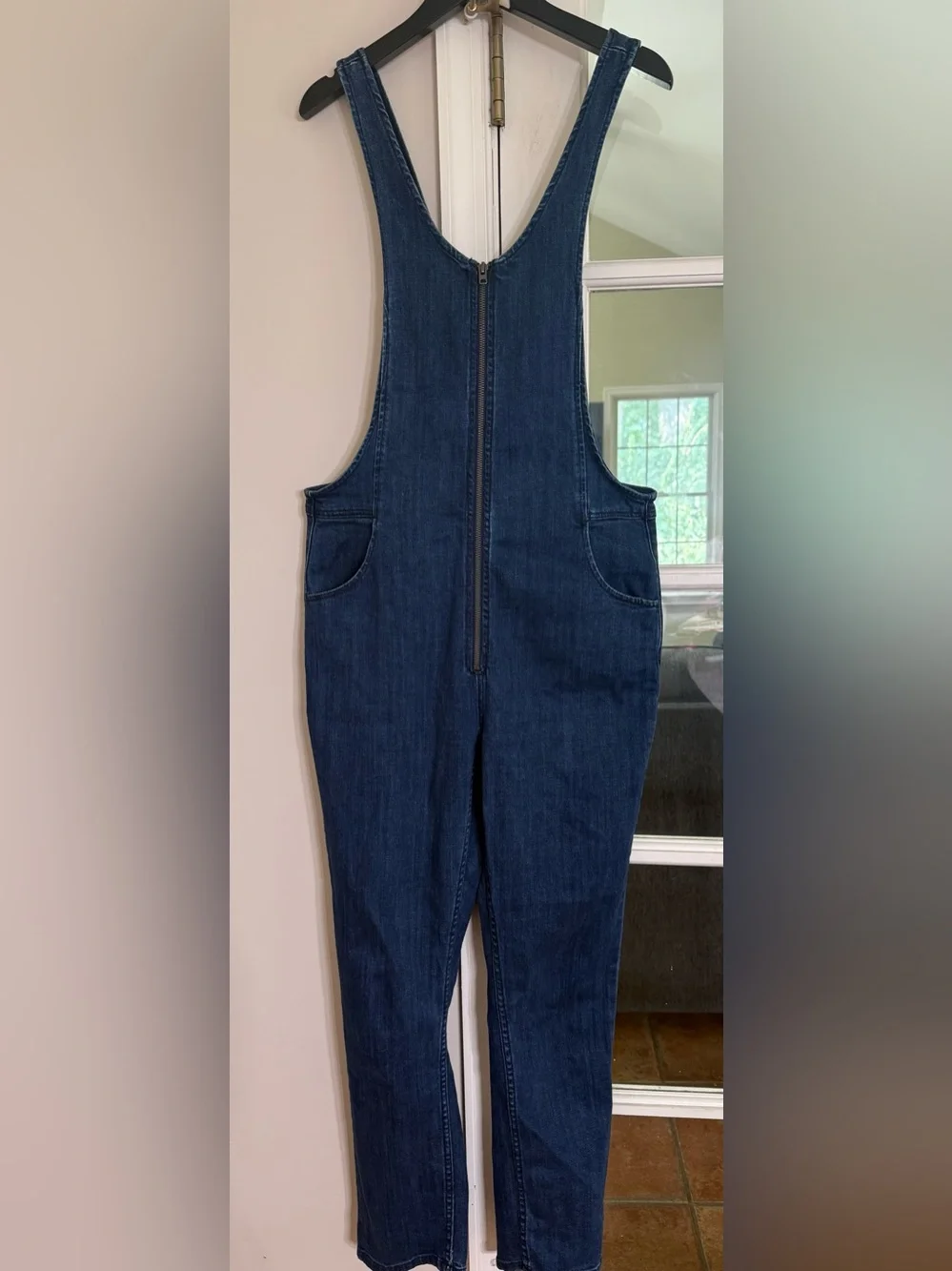 Free People Dark Blue Women’s Denim Overalls size 10